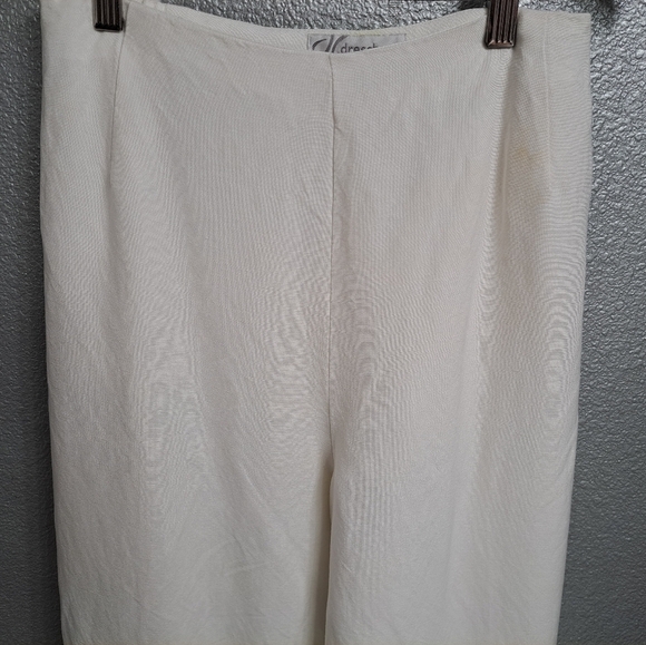 Plus Size Linen Blend With Embroidery  Size 22W - Picture 3 of 12